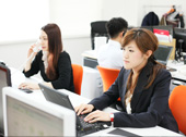 社内の様子